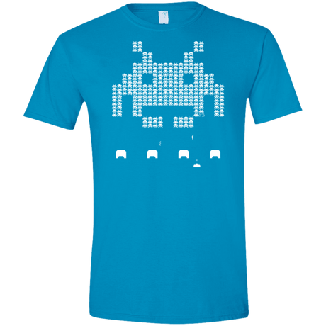 T-Shirts Sapphire / S Invade Men's Semi-Fitted Softstyle