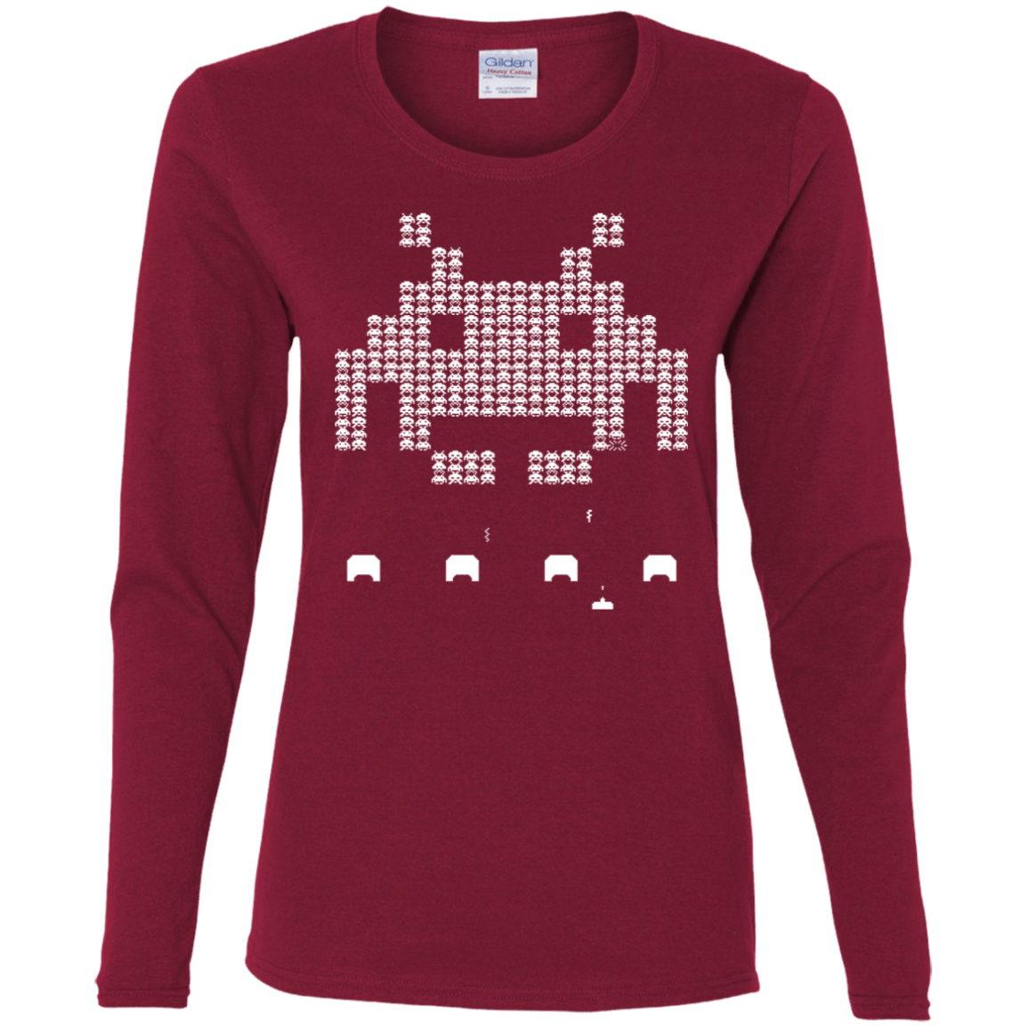 T-Shirts Cardinal / S Invade Women's Long Sleeve T-Shirt