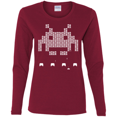 T-Shirts Cardinal / S Invade Women's Long Sleeve T-Shirt