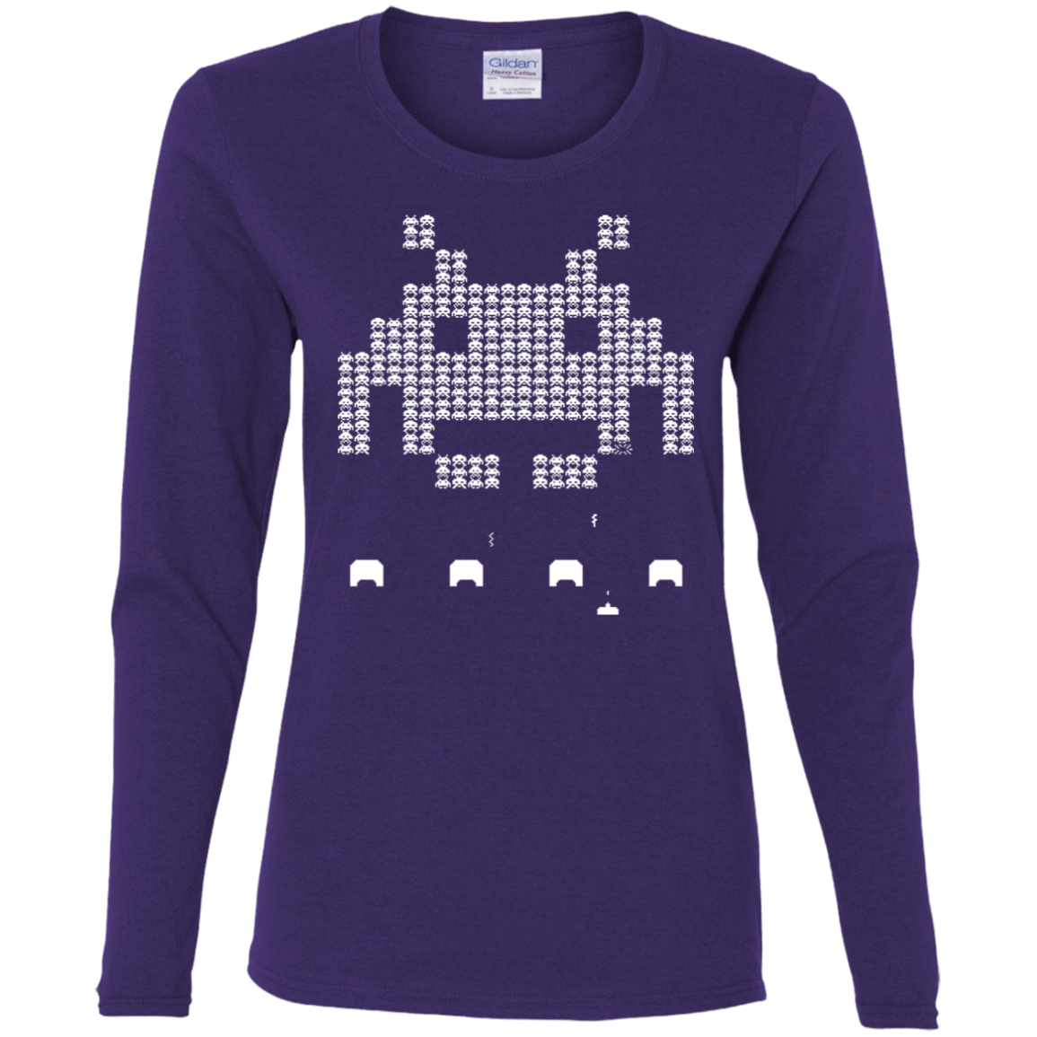 T-Shirts Purple / S Invade Women's Long Sleeve T-Shirt