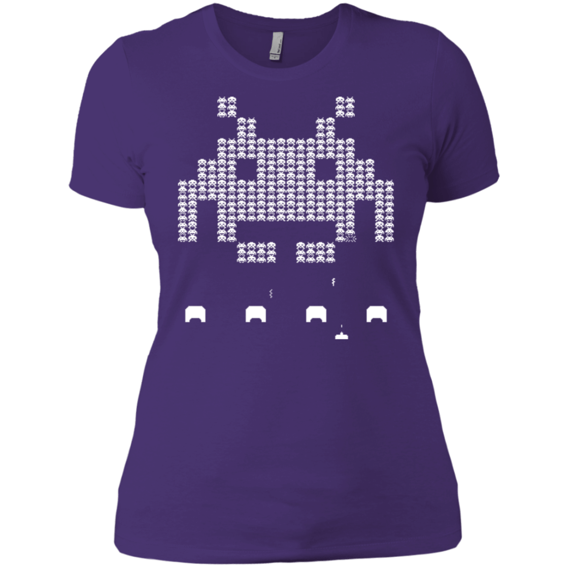 T-Shirts Purple Rush/ / X-Small Invade Women's Premium T-Shirt