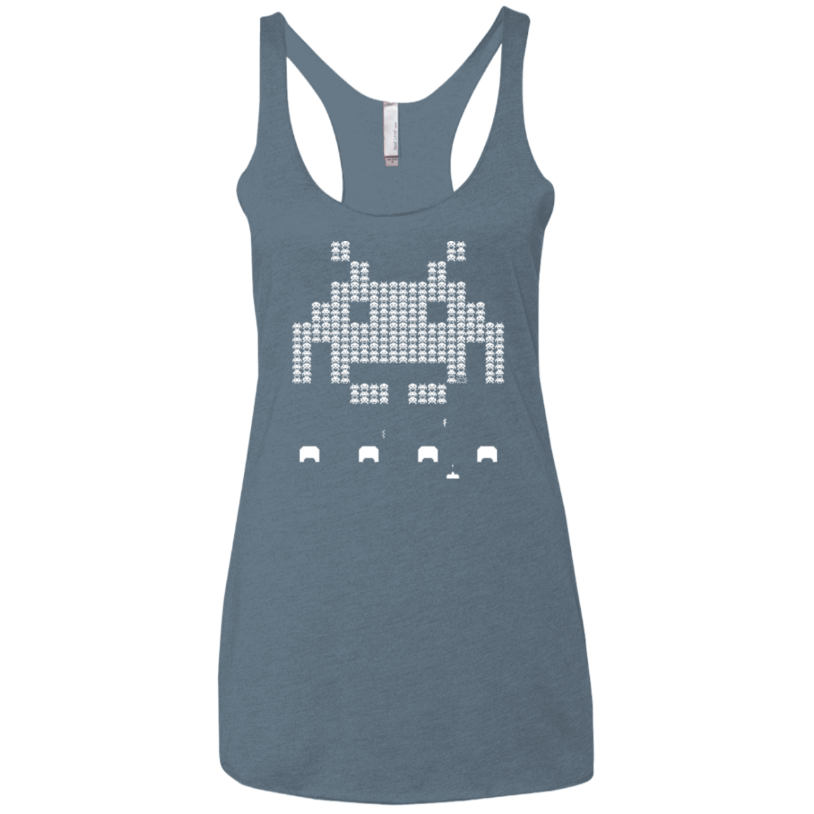 T-Shirts Indigo / X-Small Invade Women's Triblend Racerback Tank