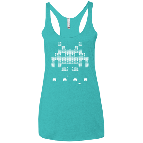 T-Shirts Tahiti Blue / X-Small Invade Women's Triblend Racerback Tank