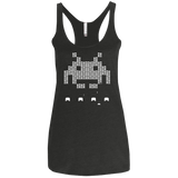 T-Shirts Vintage Black / X-Small Invade Women's Triblend Racerback Tank