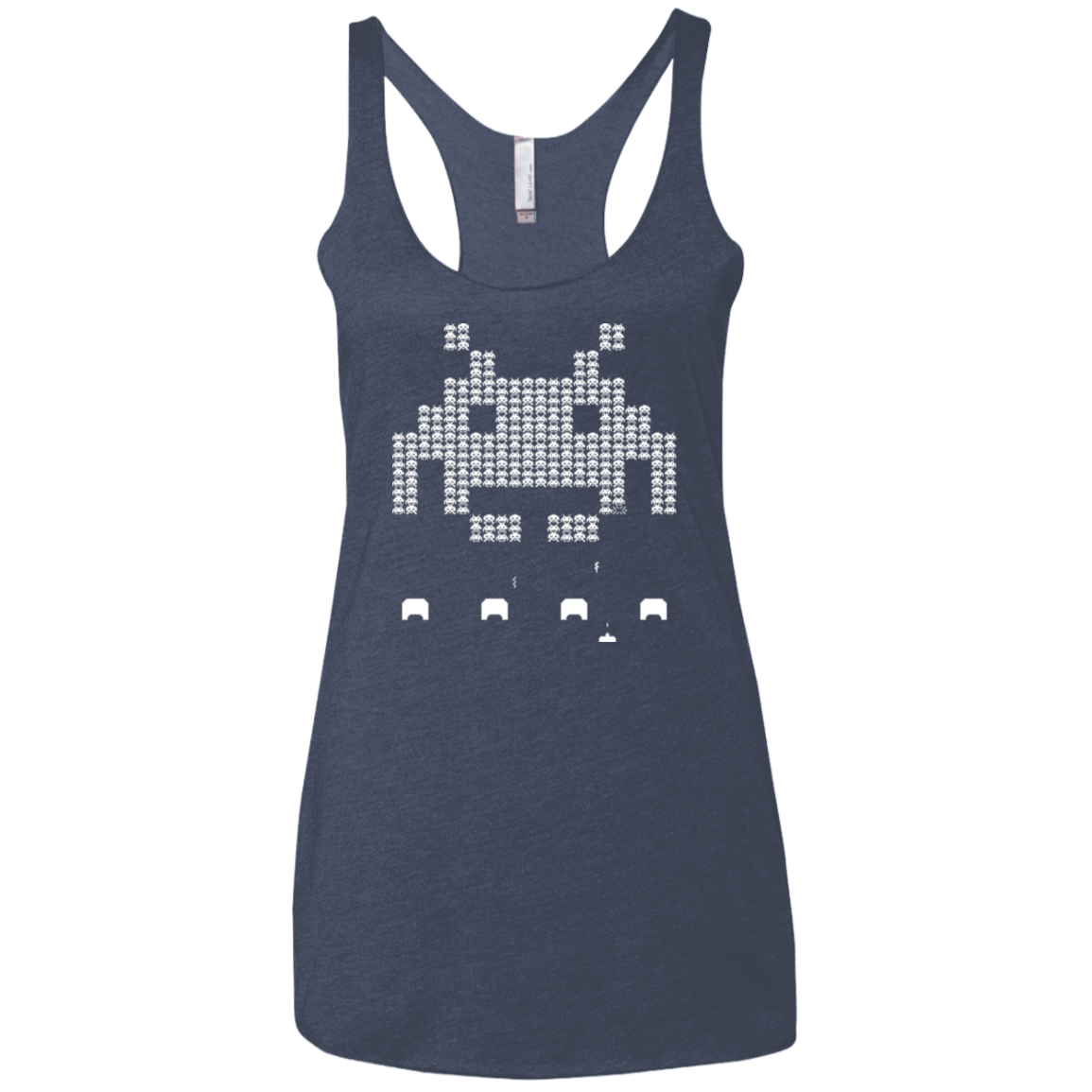 T-Shirts Vintage Navy / X-Small Invade Women's Triblend Racerback Tank