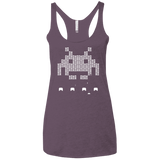 T-Shirts Vintage Purple / X-Small Invade Women's Triblend Racerback Tank