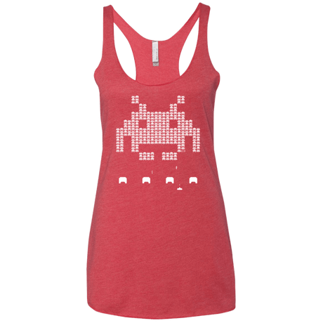 T-Shirts Vintage Red / X-Small Invade Women's Triblend Racerback Tank