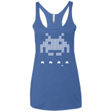 T-Shirts Vintage Royal / X-Small Invade Women's Triblend Racerback Tank