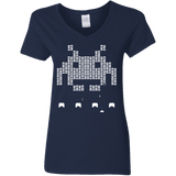 T-Shirts Navy / S Invade Women's V-Neck T-Shirt