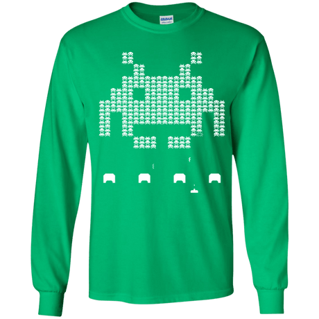 T-Shirts Irish Green / YS Invade Youth Long Sleeve T-Shirt
