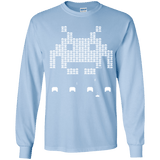 T-Shirts Light Blue / YS Invade Youth Long Sleeve T-Shirt