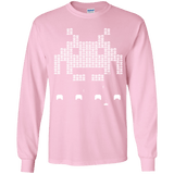 T-Shirts Light Pink / YS Invade Youth Long Sleeve T-Shirt