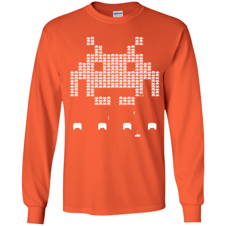 T-Shirts Orange / YS Invade Youth Long Sleeve T-Shirt