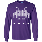 T-Shirts Purple / YS Invade Youth Long Sleeve T-Shirt