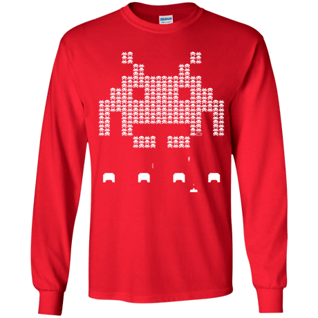 T-Shirts Red / YS Invade Youth Long Sleeve T-Shirt