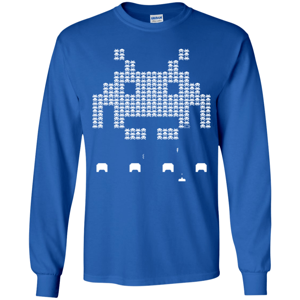 T-Shirts Royal / YS Invade Youth Long Sleeve T-Shirt