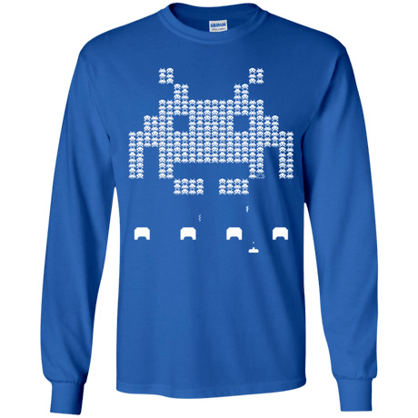 T-Shirts Royal / YS Invade Youth Long Sleeve T-Shirt