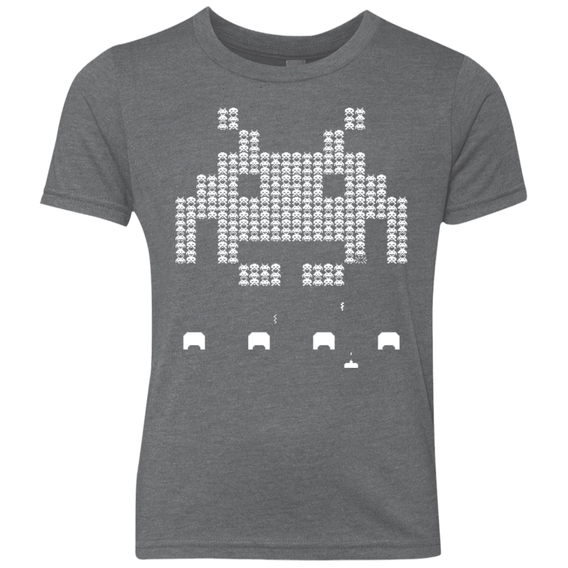 T-Shirts Premium Heather / YXS Invade Youth Triblend T-Shirt