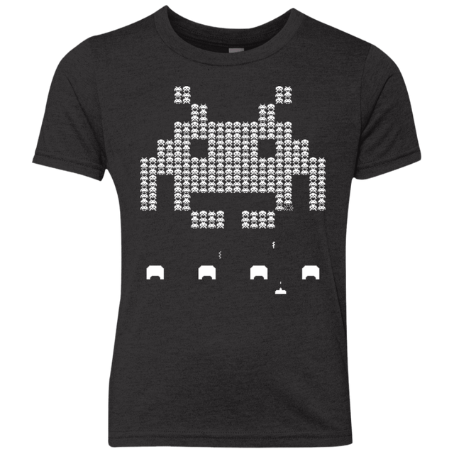T-Shirts Vintage Black / YXS Invade Youth Triblend T-Shirt