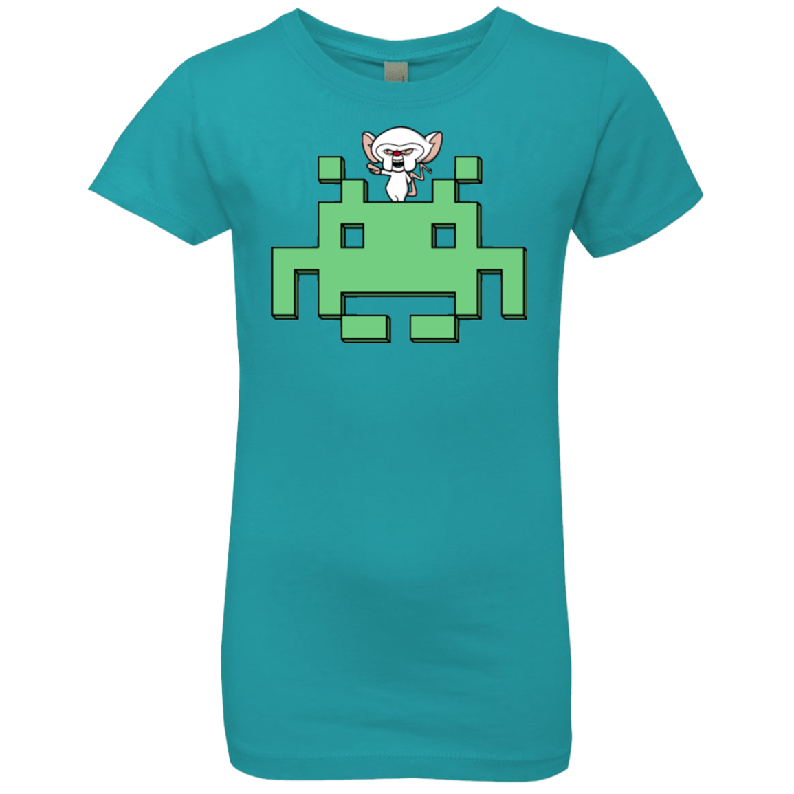 T-Shirts Tahiti Blue / YXS Invaderbrain Girls Premium T-Shirt