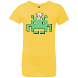 T-Shirts Vibrant Yellow / YXS Invaderbrain Girls Premium T-Shirt