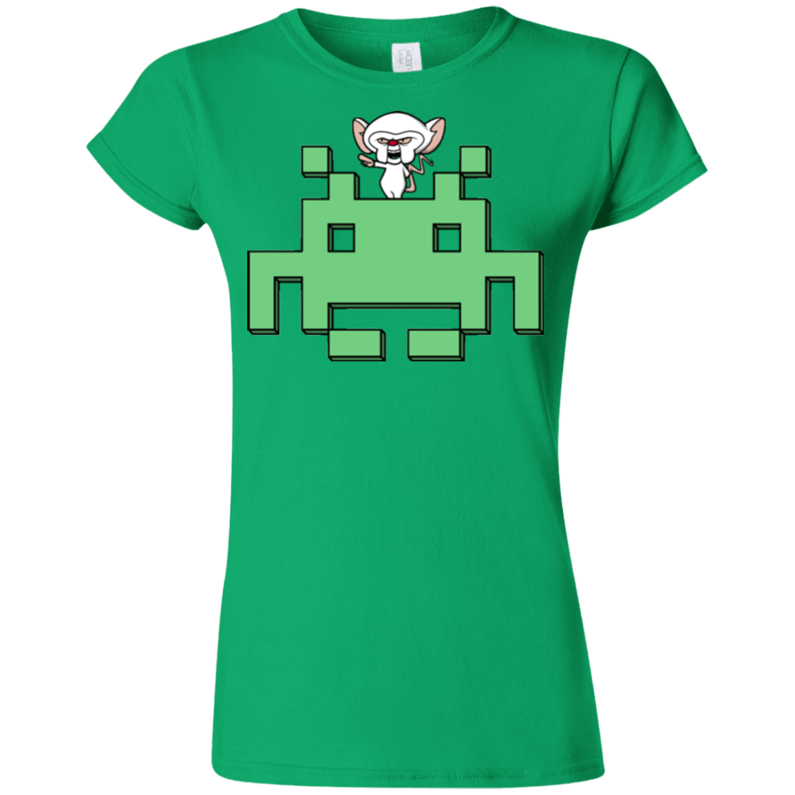 T-Shirts Irish Green / S Invaderbrain Junior Slimmer-Fit T-Shirt