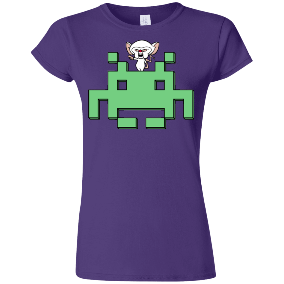 T-Shirts Purple / S Invaderbrain Junior Slimmer-Fit T-Shirt