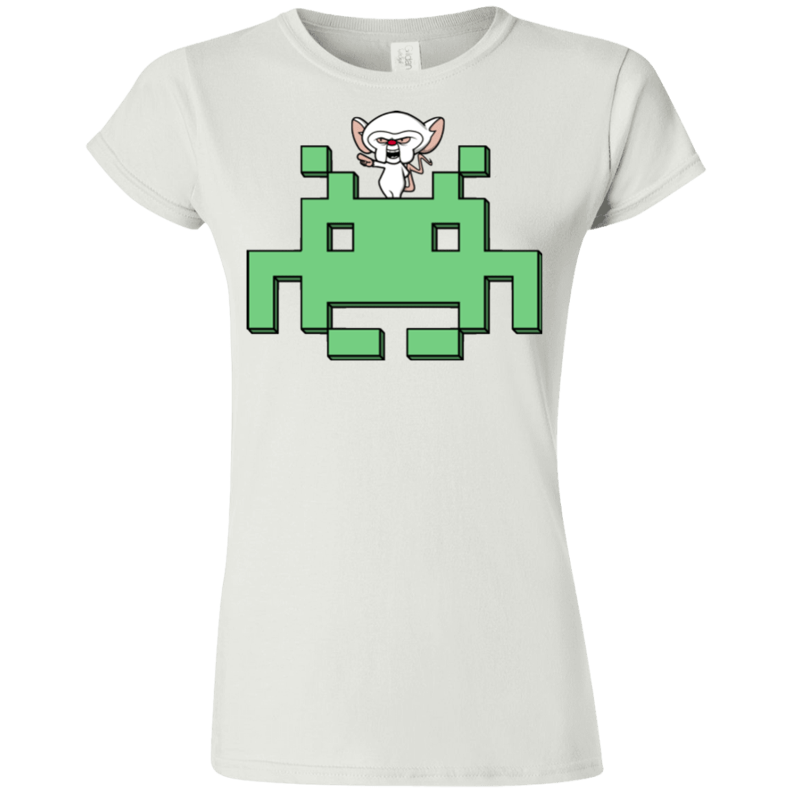 T-Shirts White / S Invaderbrain Junior Slimmer-Fit T-Shirt