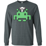 T-Shirts Dark Heather / S Invaderbrain Men's Long Sleeve T-Shirt