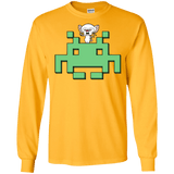 T-Shirts Gold / S Invaderbrain Men's Long Sleeve T-Shirt
