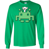 T-Shirts Irish Green / S Invaderbrain Men's Long Sleeve T-Shirt