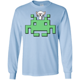 T-Shirts Light Blue / S Invaderbrain Men's Long Sleeve T-Shirt