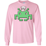 T-Shirts Light Pink / S Invaderbrain Men's Long Sleeve T-Shirt