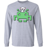 T-Shirts Sport Grey / S Invaderbrain Men's Long Sleeve T-Shirt