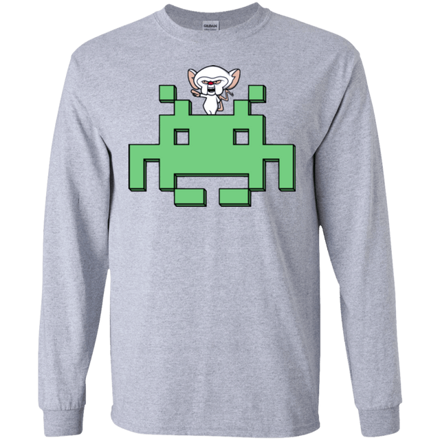 T-Shirts Sport Grey / S Invaderbrain Men's Long Sleeve T-Shirt