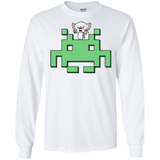 T-Shirts White / S Invaderbrain Men's Long Sleeve T-Shirt