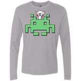T-Shirts Heather Grey / S Invaderbrain Men's Premium Long Sleeve