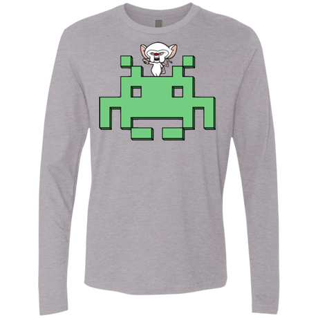 T-Shirts Heather Grey / S Invaderbrain Men's Premium Long Sleeve