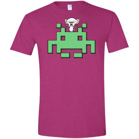 T-Shirts Antique Heliconia / S Invaderbrain Men's Semi-Fitted Softstyle