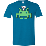 T-Shirts Antique Sapphire / S Invaderbrain Men's Semi-Fitted Softstyle
