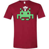 T-Shirts Cardinal Red / S Invaderbrain Men's Semi-Fitted Softstyle