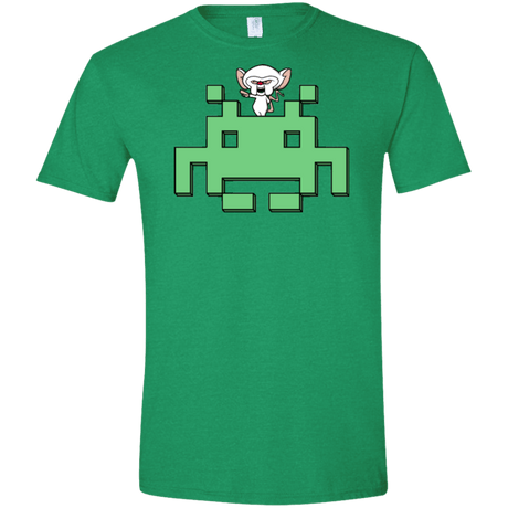 T-Shirts Heather Irish Green / S Invaderbrain Men's Semi-Fitted Softstyle
