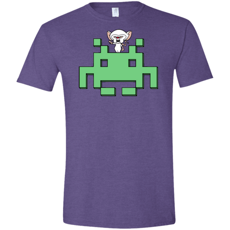 T-Shirts Heather Purple / S Invaderbrain Men's Semi-Fitted Softstyle