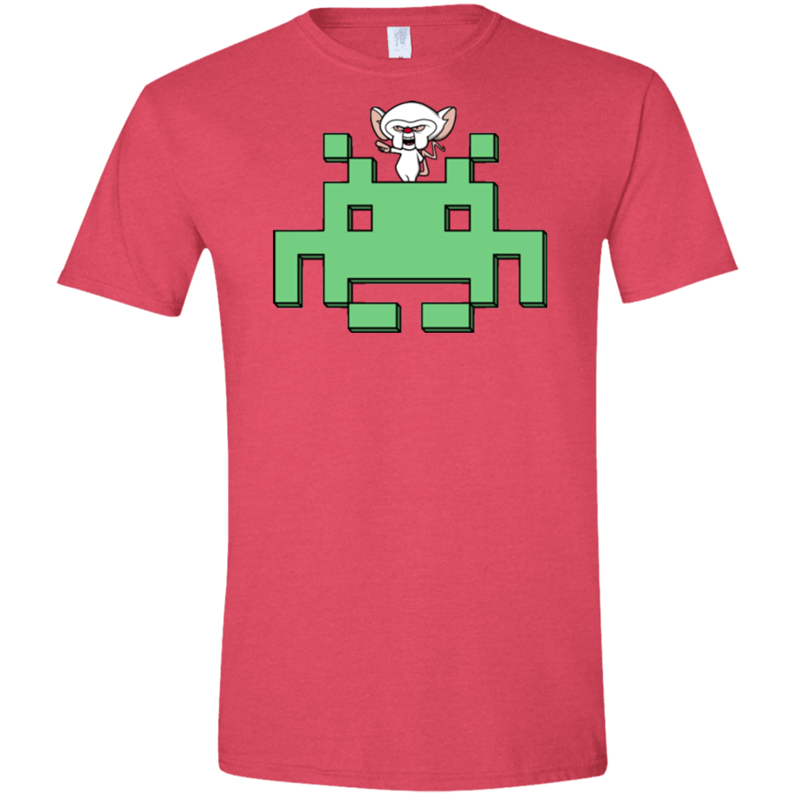 T-Shirts Heather Red / S Invaderbrain Men's Semi-Fitted Softstyle