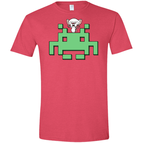 T-Shirts Heather Red / S Invaderbrain Men's Semi-Fitted Softstyle