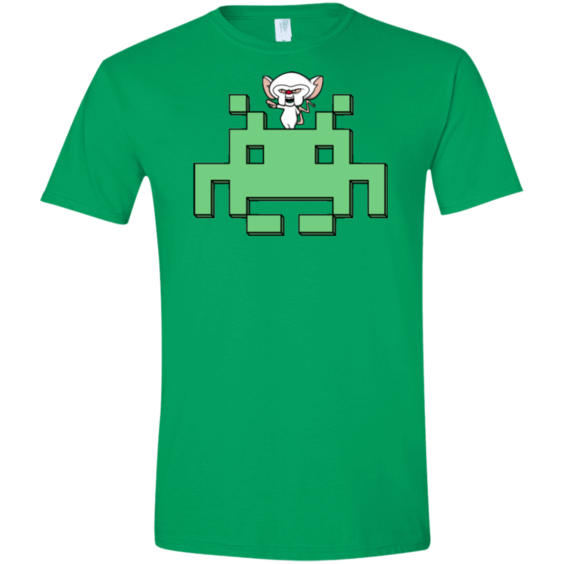 T-Shirts Irish Green / S Invaderbrain Men's Semi-Fitted Softstyle