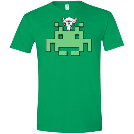 T-Shirts Irish Green / S Invaderbrain Men's Semi-Fitted Softstyle