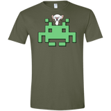 T-Shirts Military Green / S Invaderbrain Men's Semi-Fitted Softstyle