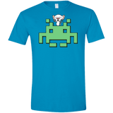 T-Shirts Sapphire / S Invaderbrain Men's Semi-Fitted Softstyle