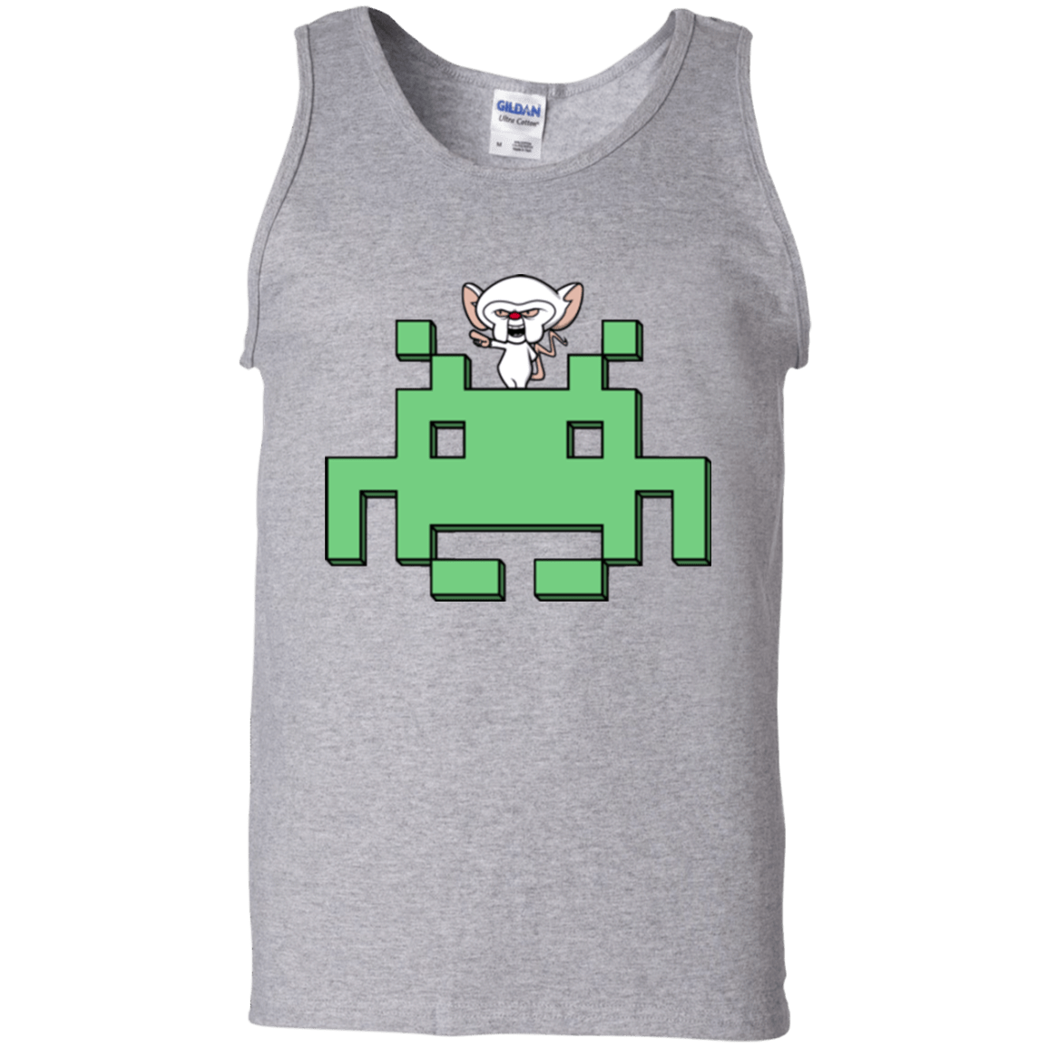 T-Shirts Sport Grey / S Invaderbrain Men's Tank Top